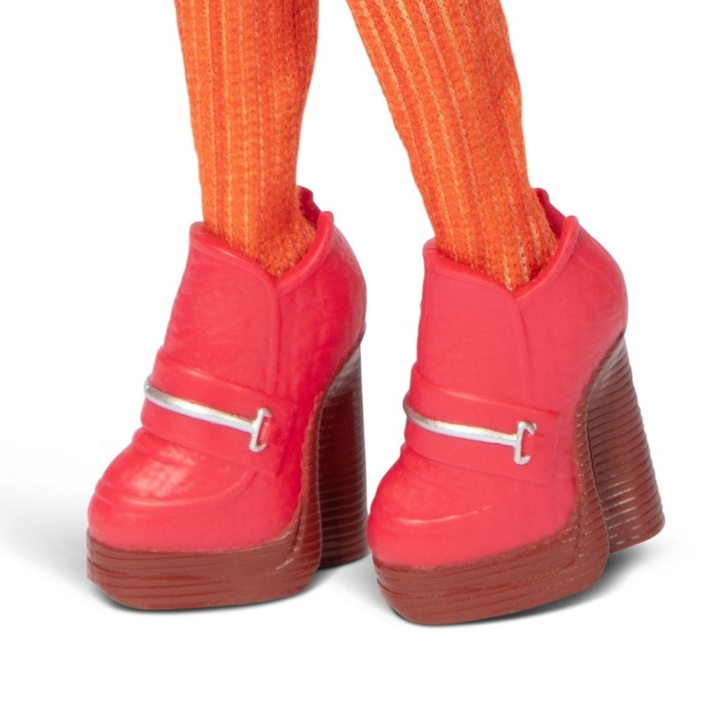 Jakks Pacific Velma Dinkley Scooby-Doo Doll 11in Orange Burgundy Excellent - Picture 7 of 7